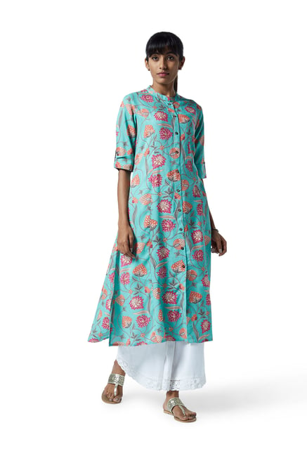 Utsa by westside 2025 turquoise kurta