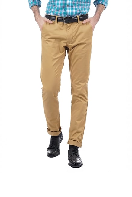 Buy online Olive Green Solid Flat Front Casual Trouser from Bottom Wear for  Men by Crimsoune Club for ₹949 at 50% off | 2024 Limeroad.com
