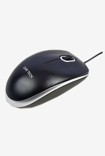 Live Tech MS 20 USB Wired Optical Mouse Black