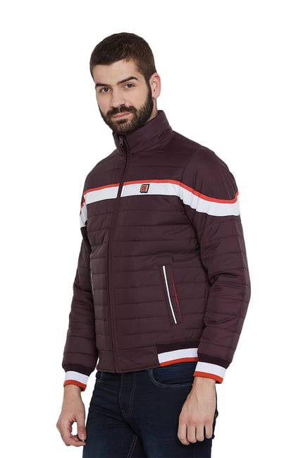 Buy Duke Wine Full Sleeves High Neck Jacket for Men Online Tata CLiQ