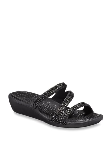 Crocs patricia deals sandals black