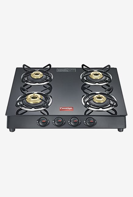 Compare Prestige Marvel Gtm 04 4 Burners Gas Stove Black Price