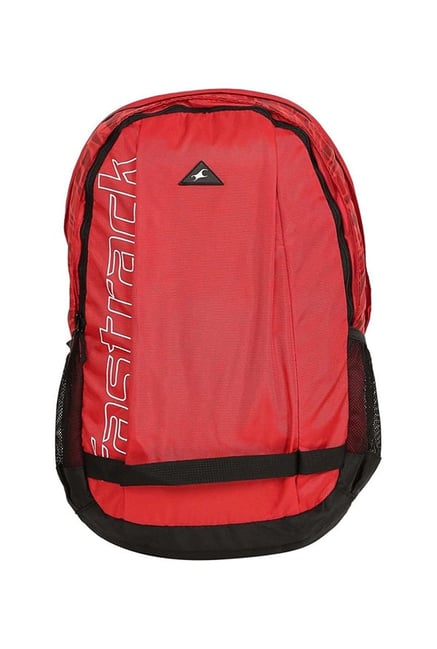 Fastrack red outlet backpack