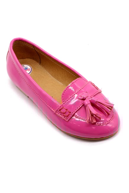 pink loafers