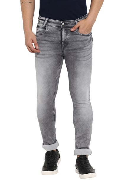 washed out grey jeans