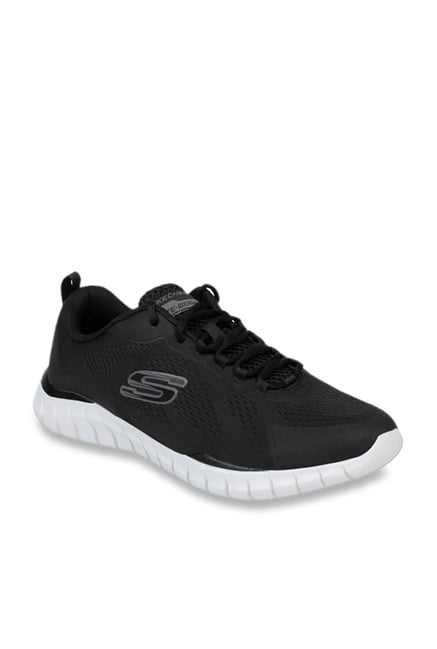 skechers overhaul black running shoes