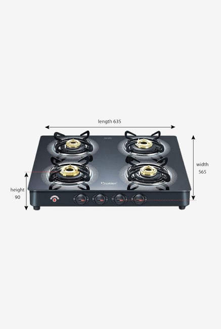 Buy Prestige Royale Plus Gt Ai Burners Gas Stove Black