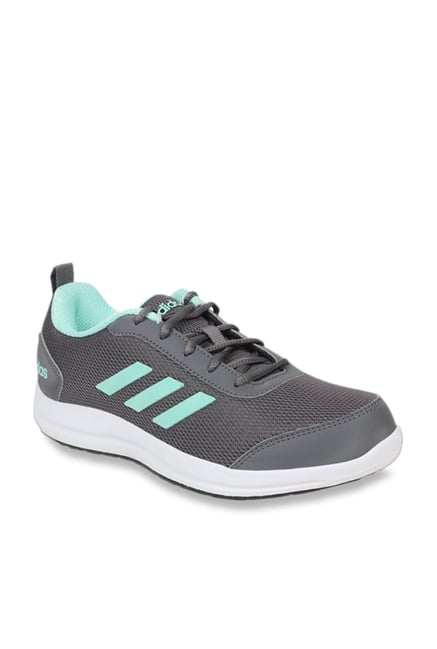 adidas yking dark grey running shoes