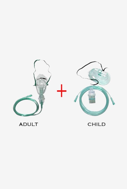 MCP COMBNEB01 Nebulizer Adult and Child Mask Combo (White/Green)