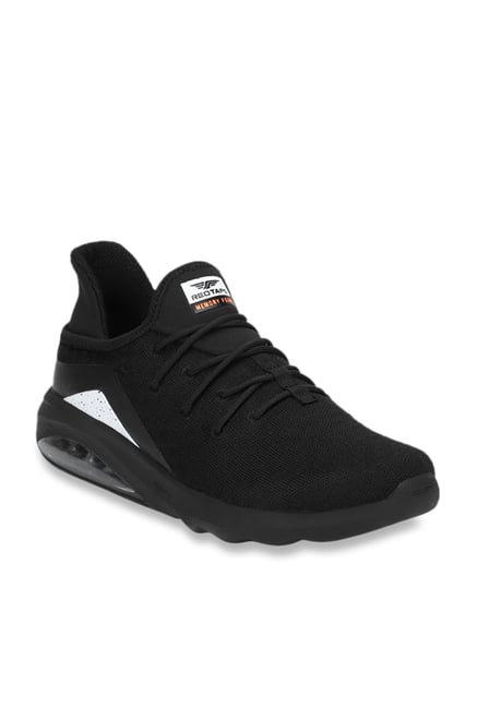 red tape men black walking shoes