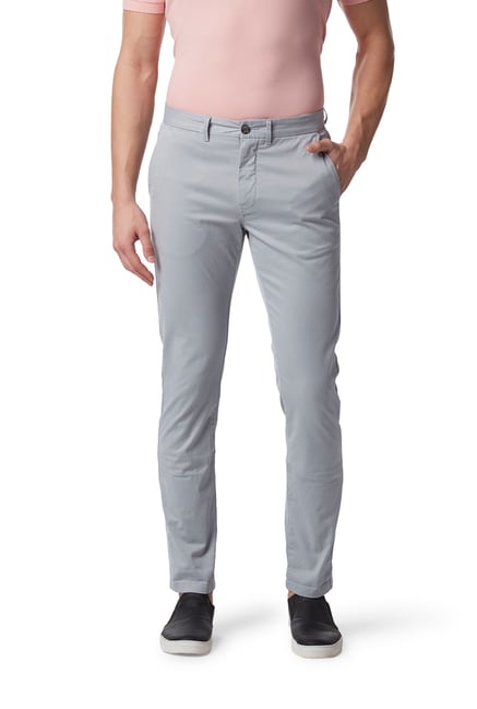 light grey slim fit chinos