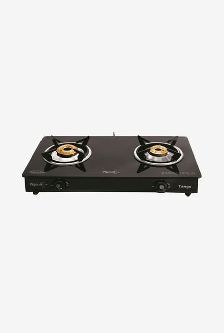 Buy Pigeon Tango 2 Burner Gas Cooktop Black Online At Best Price