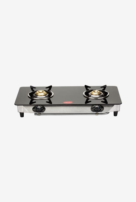 Buy Pigeon Blaze 2 Burner Gas Cooktop Black Online At Best