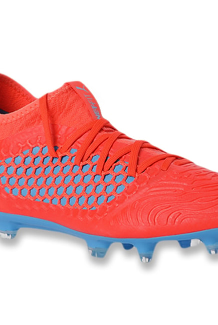 Buy Puma Future 19 3 Netfit Fg Ag Red Blast Football Shoes For Men