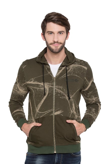 spykar hooded sweatshirt