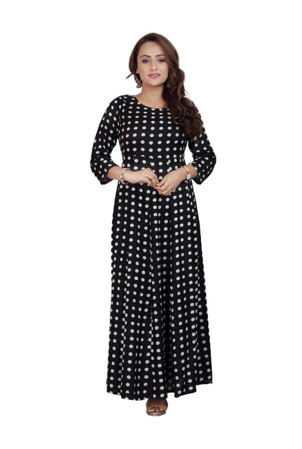 black and white kurtis