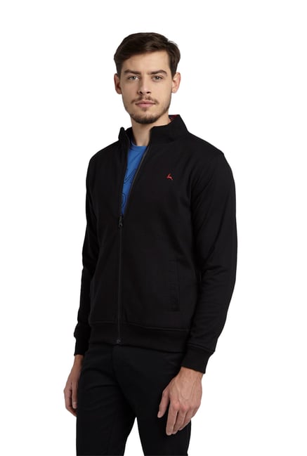 Buy Parx Black Regular Fit Full Sleeves Jacket for Men Online Tata CLiQ