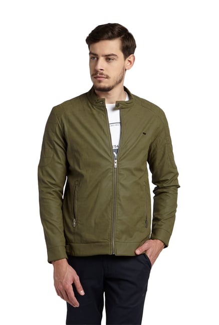 parx full sleeve solid men jacket