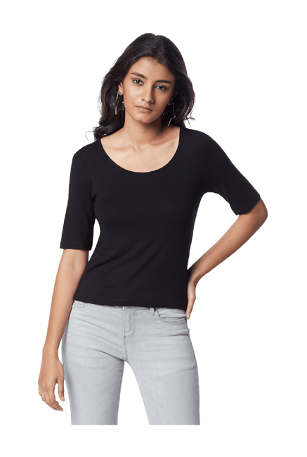 Nuon by Westside Black Thomas Top from Nuon Women at best prices on ...