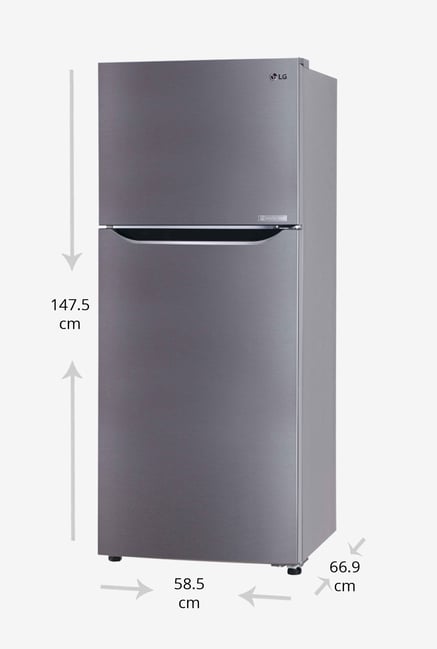 Buy Lg Gl C292spzy 260l Inverter 3 Star Double Door Refrigerator