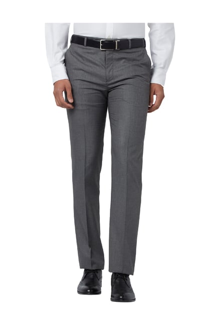 Buy Raymond Men's Slim Fit Formal Trousers (RMTS02829-G6_Dark Grey_34) Men  Slim Fit Synthetic Trousers (RMTS02829-B6_Dark Blue_34_Dark Blue_34) at  Amazon.in