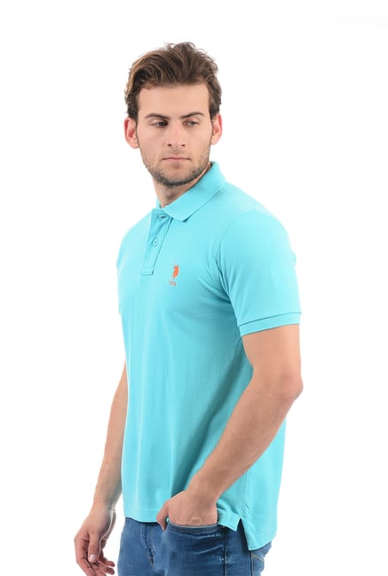 us polo sky blue t shirt