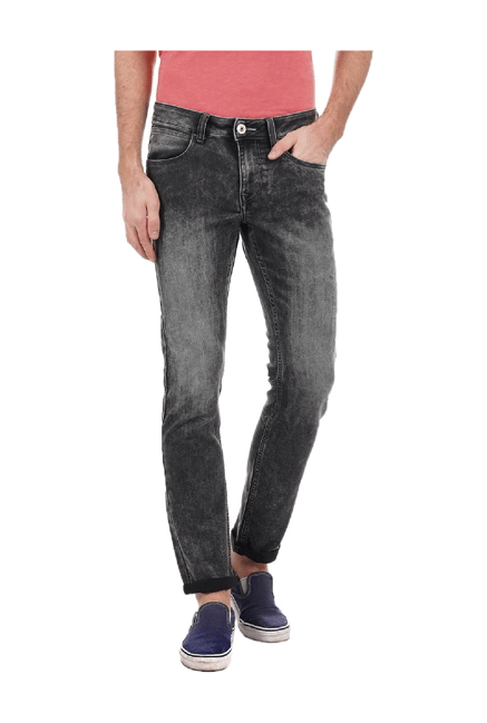 flying machine jeans black