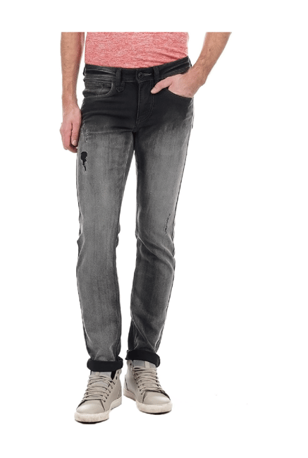 flying machine jeans black