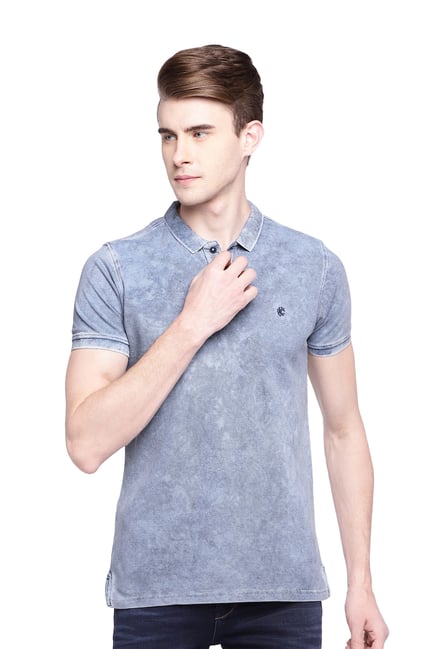 royal blue slim fit shirt