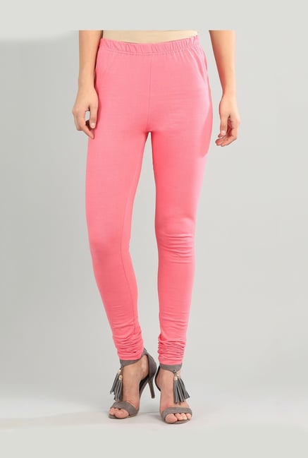 Buy Pink Churidars & Leggings for Women by AURELIA Online