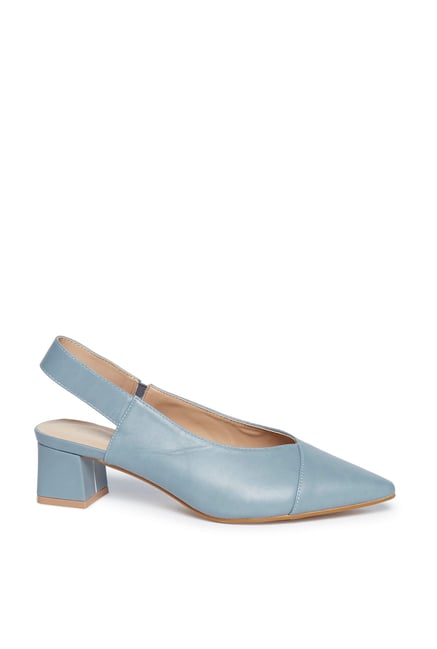 Buy LUNA BLU by Westside Blue Block Heel Shoes For Women Online At Tata CLiQ