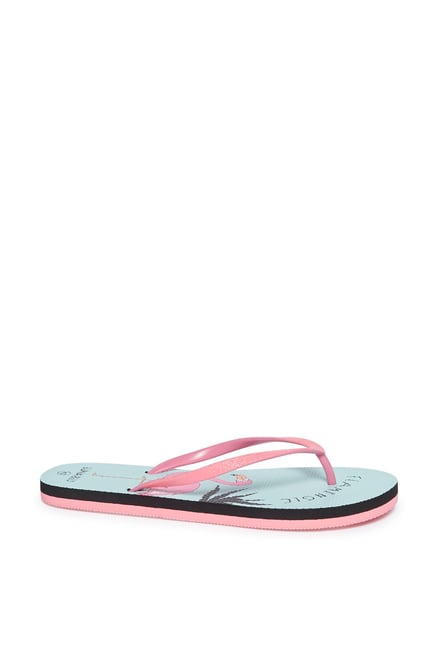 luna blue flip flops