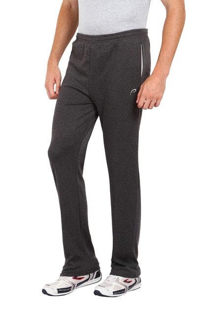Buy Proline Dark Grey Mid Rise Track Pants for Men Online @ Tata CLiQ