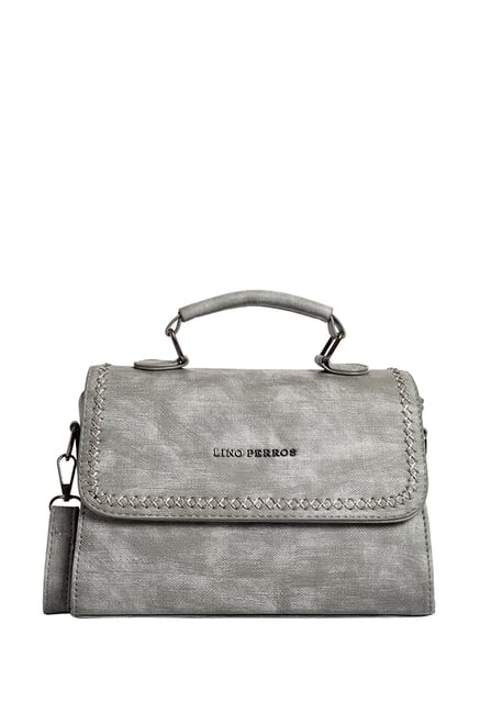 lino perros grey handbag