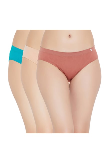 C9 Airwear Multicolored Self Pattern Hipster Panty