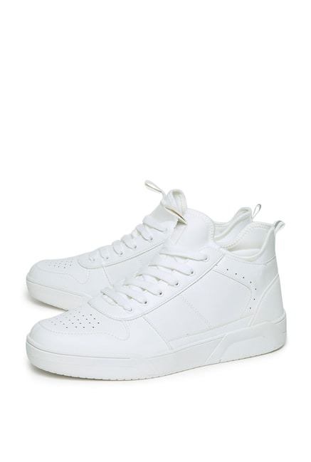 Westside White Faux Leather High 