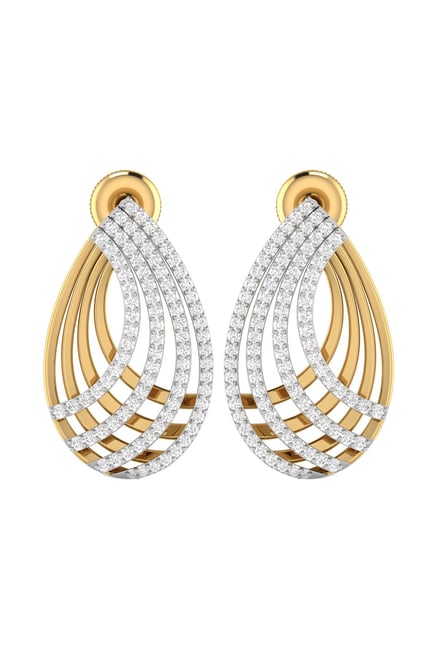 Buy The Tayla Diamond Earrings Wearyourshine By Pc Jeweller on Snapdeal |  PaisaWapas.com