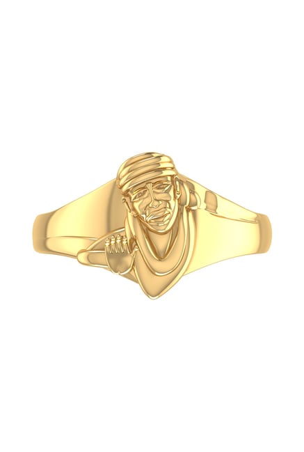 Sai Baba Gold Ring Design | Gold Sai Baba Ring Model | Gold Lakshmi Balaji  - YouTube