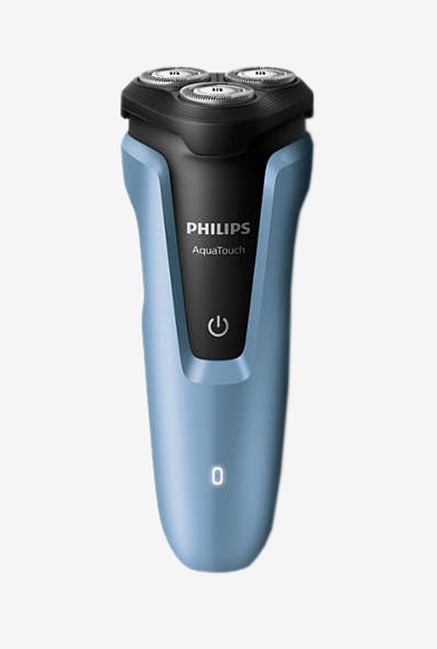 Philips AquaTouch S1070/04 Wet and Dry Electric Shaver (Aquamarine Metallic/Black)