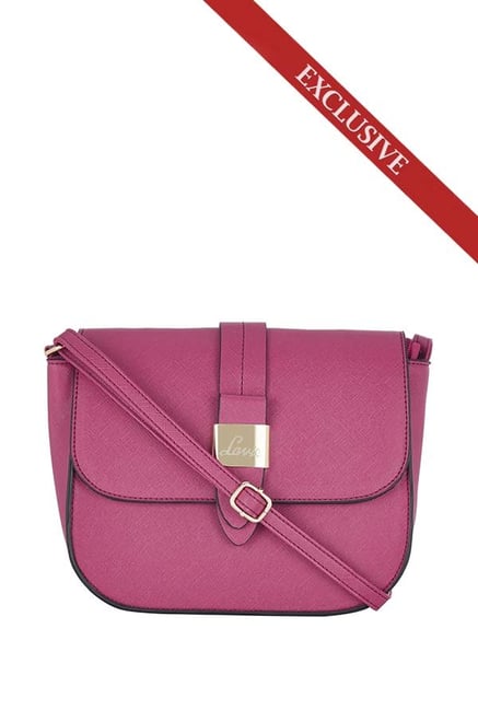 dark pink sling bag