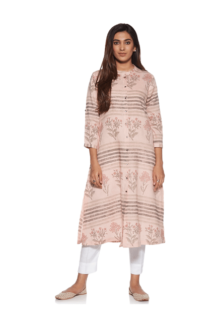 zuba by westside pink kurta