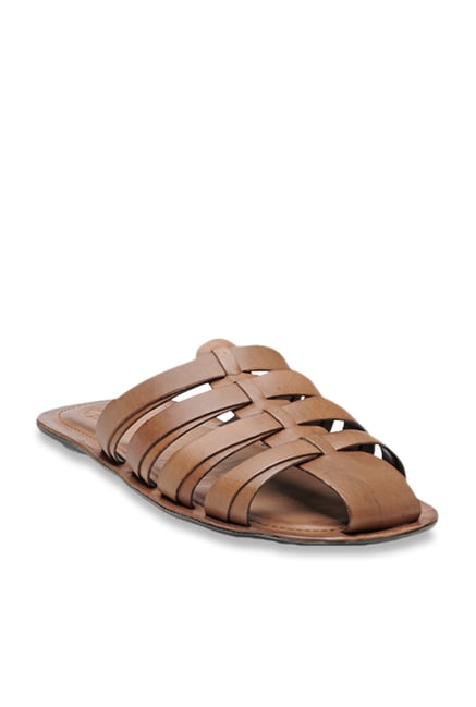 franco leone men's leather sandals and floaters