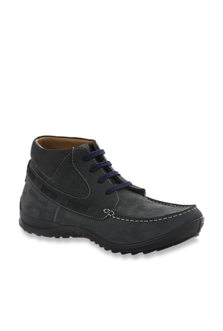 Woodland Men's Navy Derby Boots