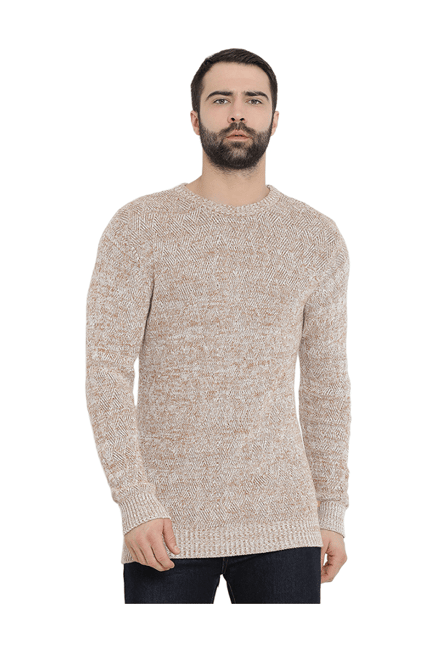 United Colors of Benetton Beige Cotton Sweater from United Colors of ...