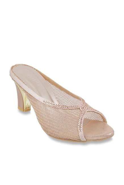 gold casual sandals