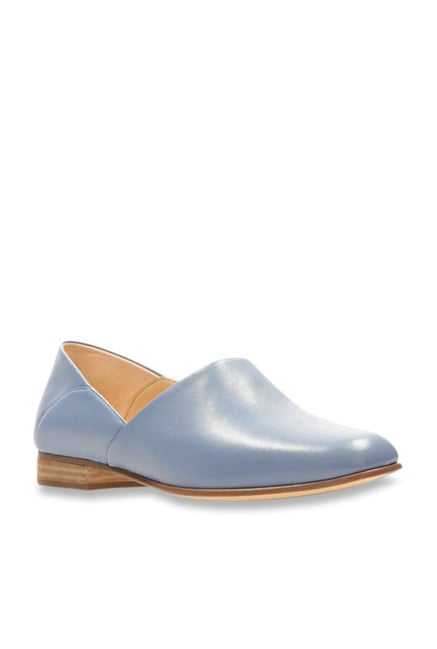 clarks pure tone blue leather