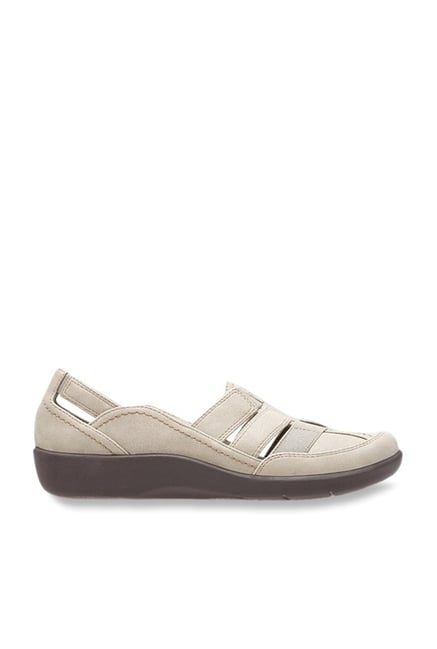 Buy Clarks Sillian Stork Beige Casual Shoes For Women At Best