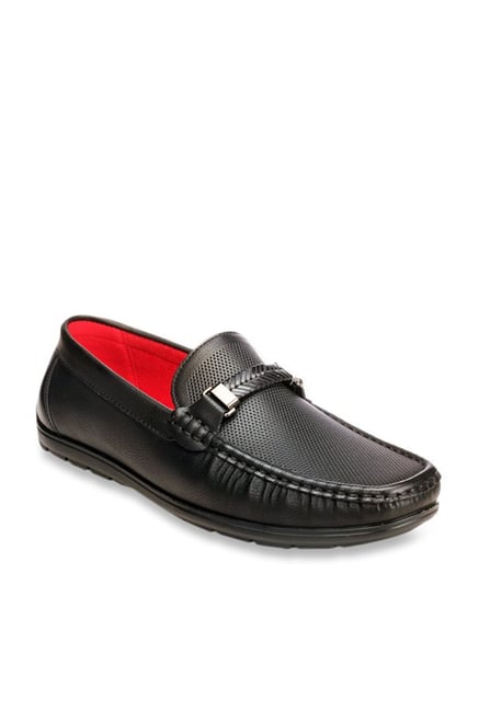 Buy Pavers England Black Casual Loafers 