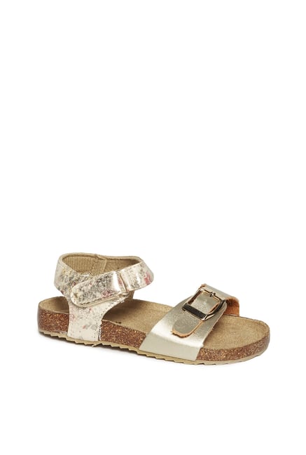 Rose gold sparkle discount sandals