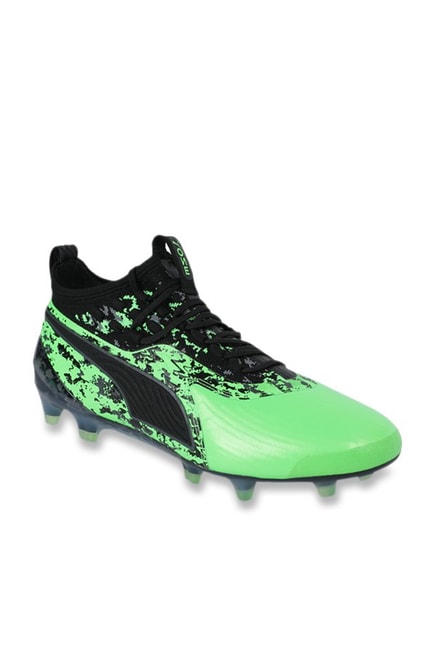 Buy Puma One 19 1 Fg Ag Green Gecko Black Football Shoes